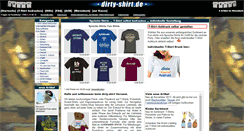 Desktop Screenshot of dirty-shirt.de